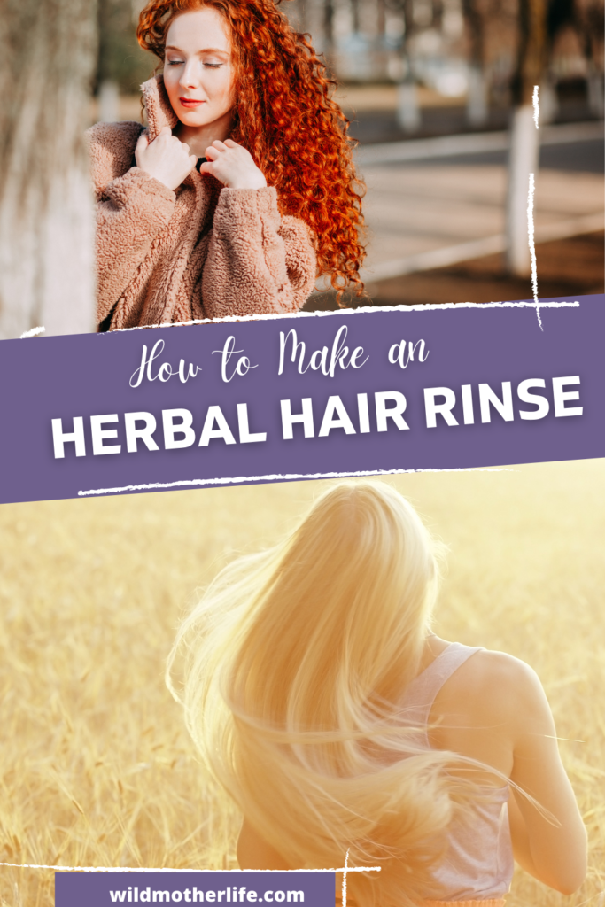 diy herbal hair rinse